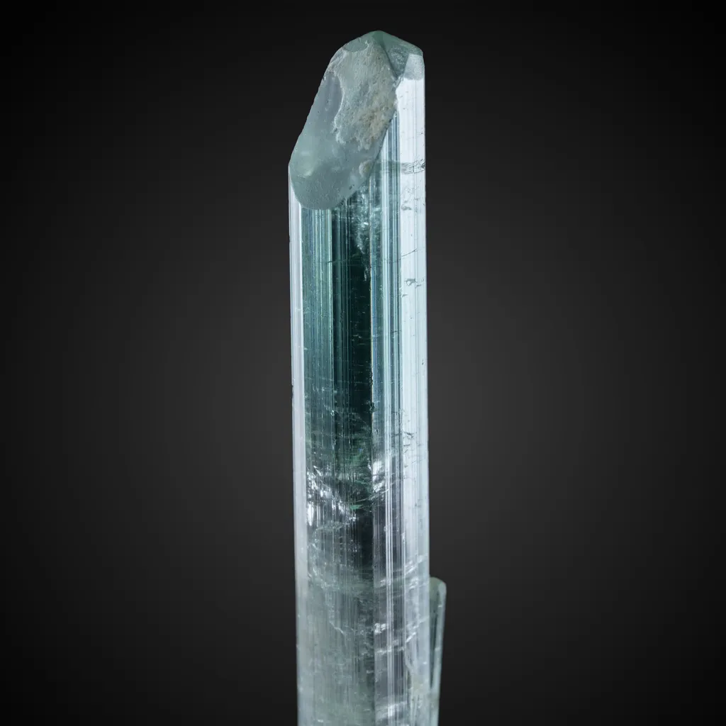 Indicolite, Tourmaline from Afghanistan, Kunar, Dara-e-Pech District, Dara-e-Pech pegmatite field image