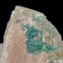 Indicolite Tourmaline on Morganite - image 2