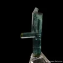 Indicolite Tourmaline on Quartz - image 3