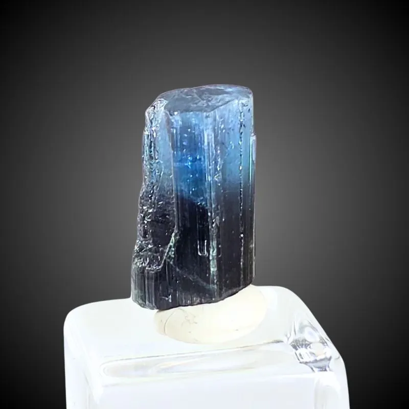 Indicolite Tourmaline with Green Zone from Afghanistan, Nuristan - image 3