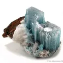 Indicolite With Stibiotantalite and Albite - image 1