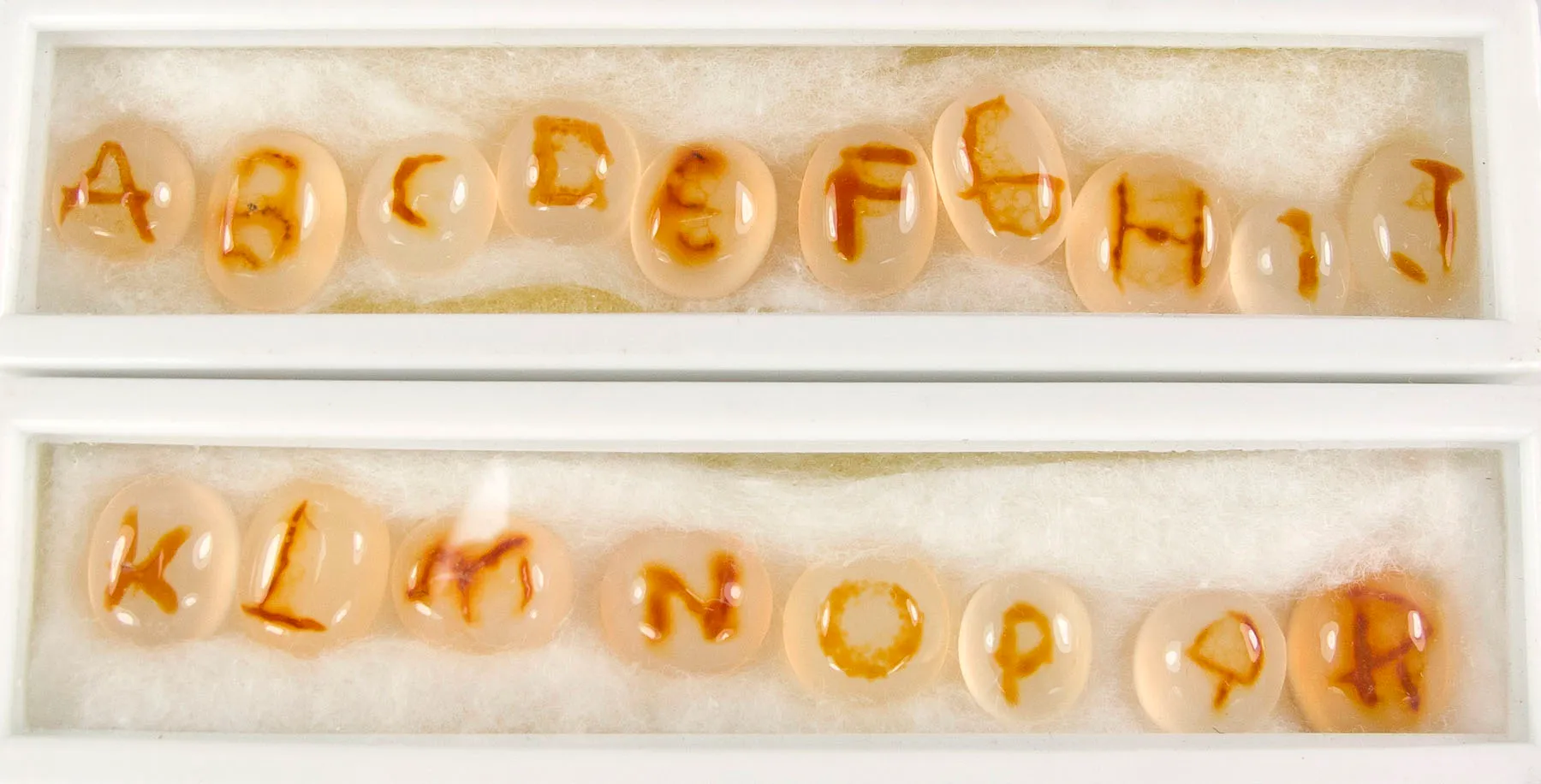 Indonesian Agate Alphabet (Set) - image 2