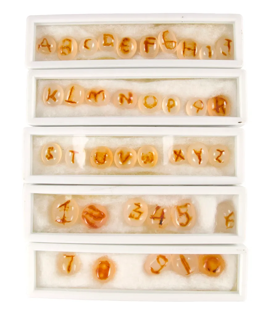 Indonesian Agate Alphabet (Set) image