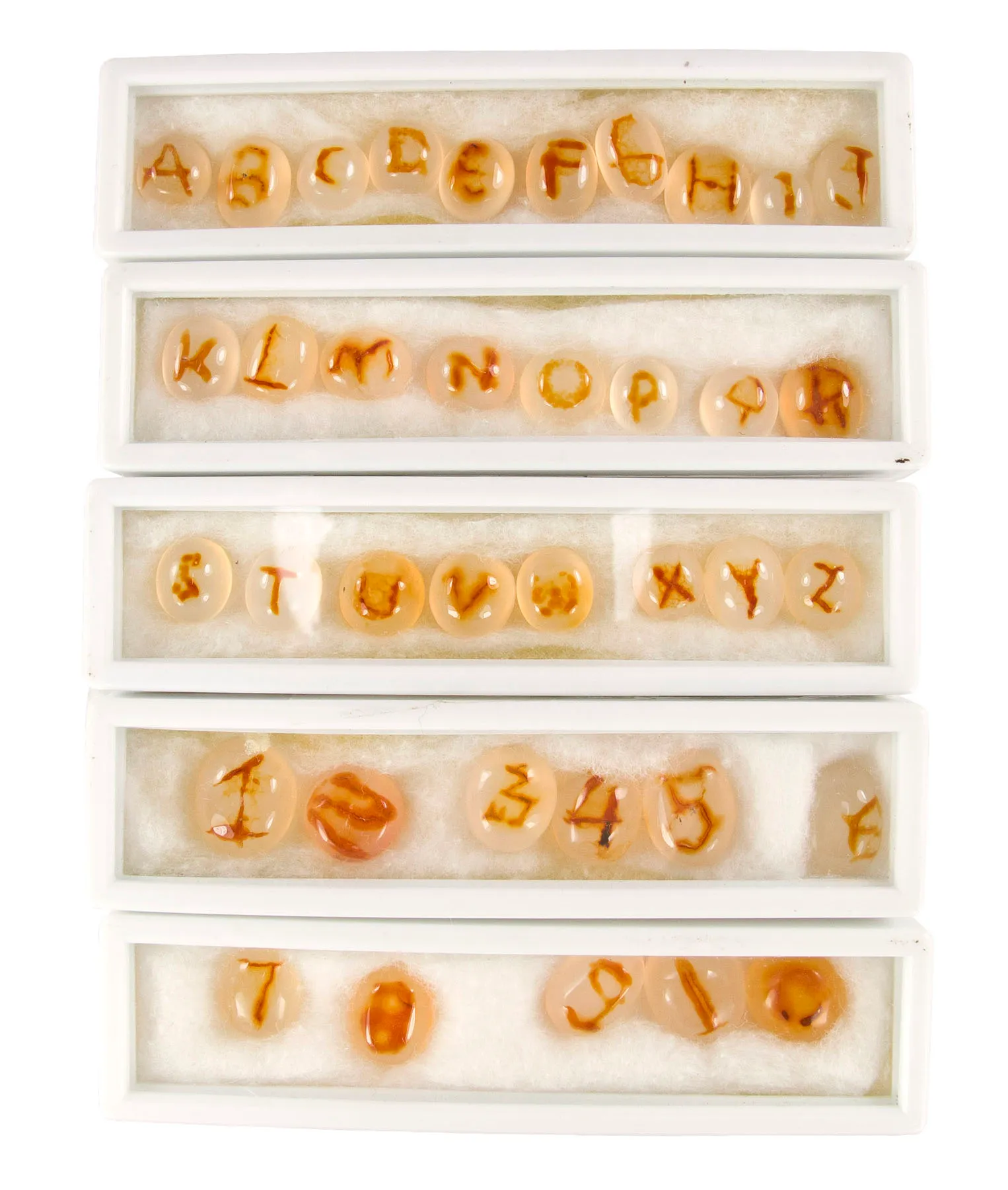 Indonesian Agate Alphabet (Set) - image 1
