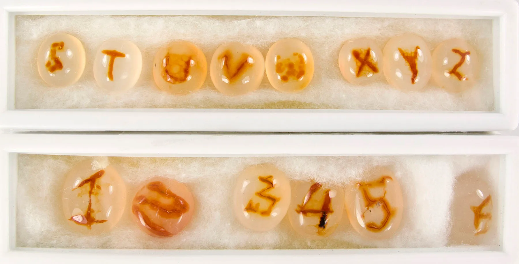 Indonesian Agate Alphabet (Set) - image 3