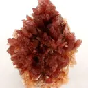 Inesite on Orange Prehnite - image 1