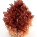 Inesite on Orange Prehnite - image 2