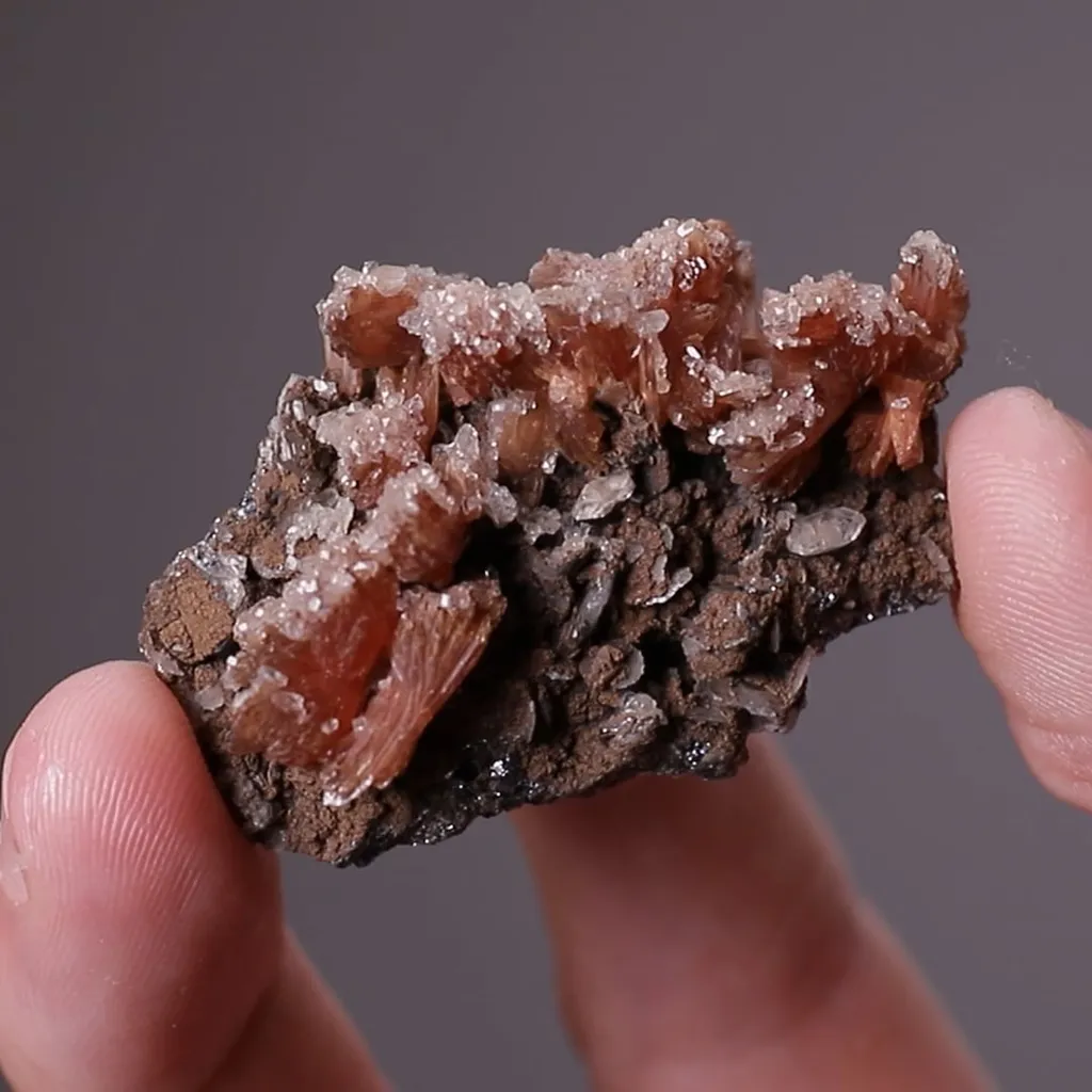 Inesite with Apophyllite - image 2