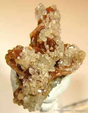 Inesite With Apophyllite image