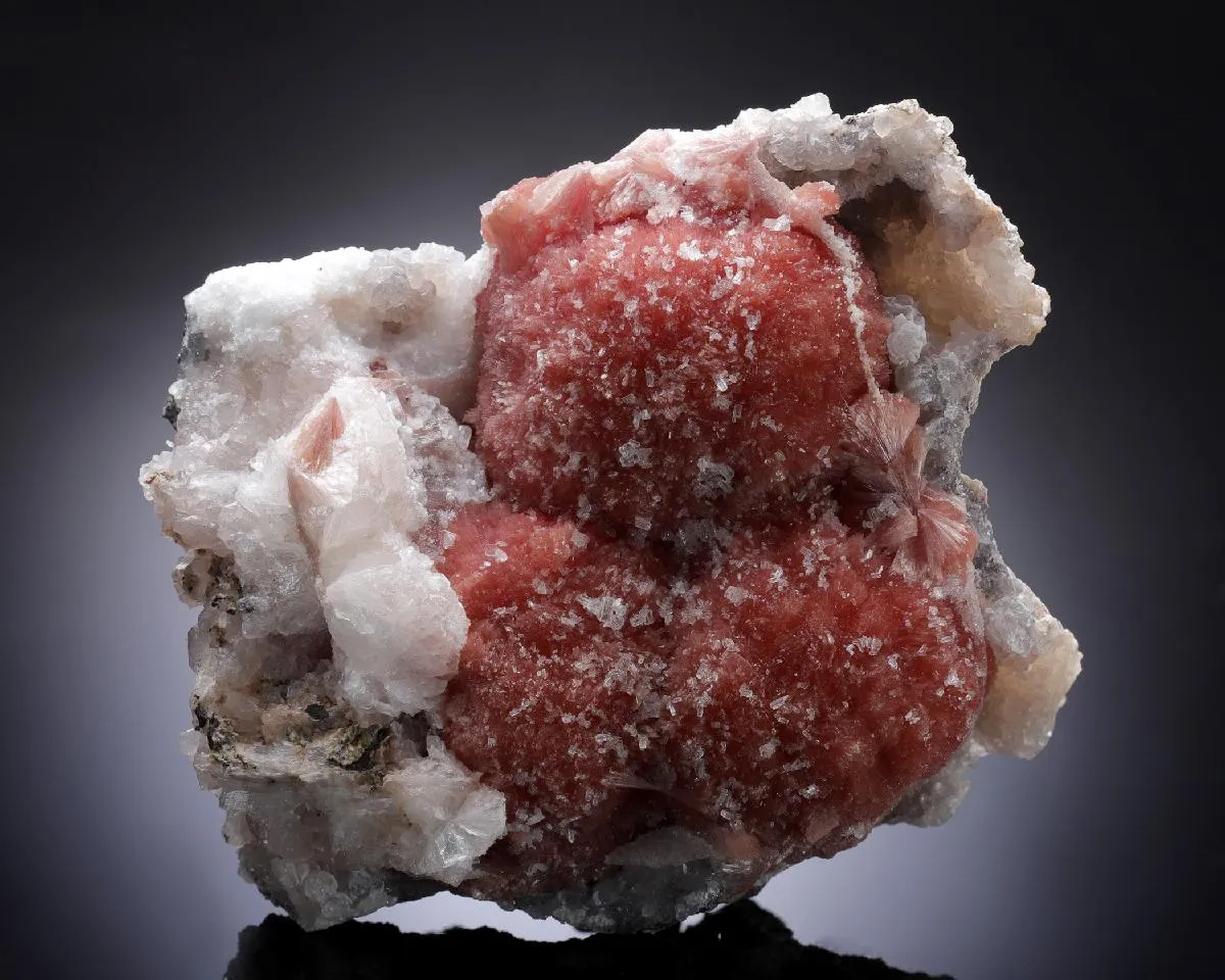 Inesite with Datolite OYELITE and Thaumasite - image 1