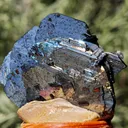 Intensely iridescent Hematite and Rutile from Cavradi Gorge, Sedrun, Switzerland - image 1