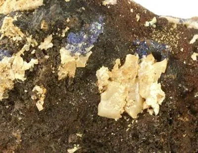 Iodargyrite, Azurite - image 2