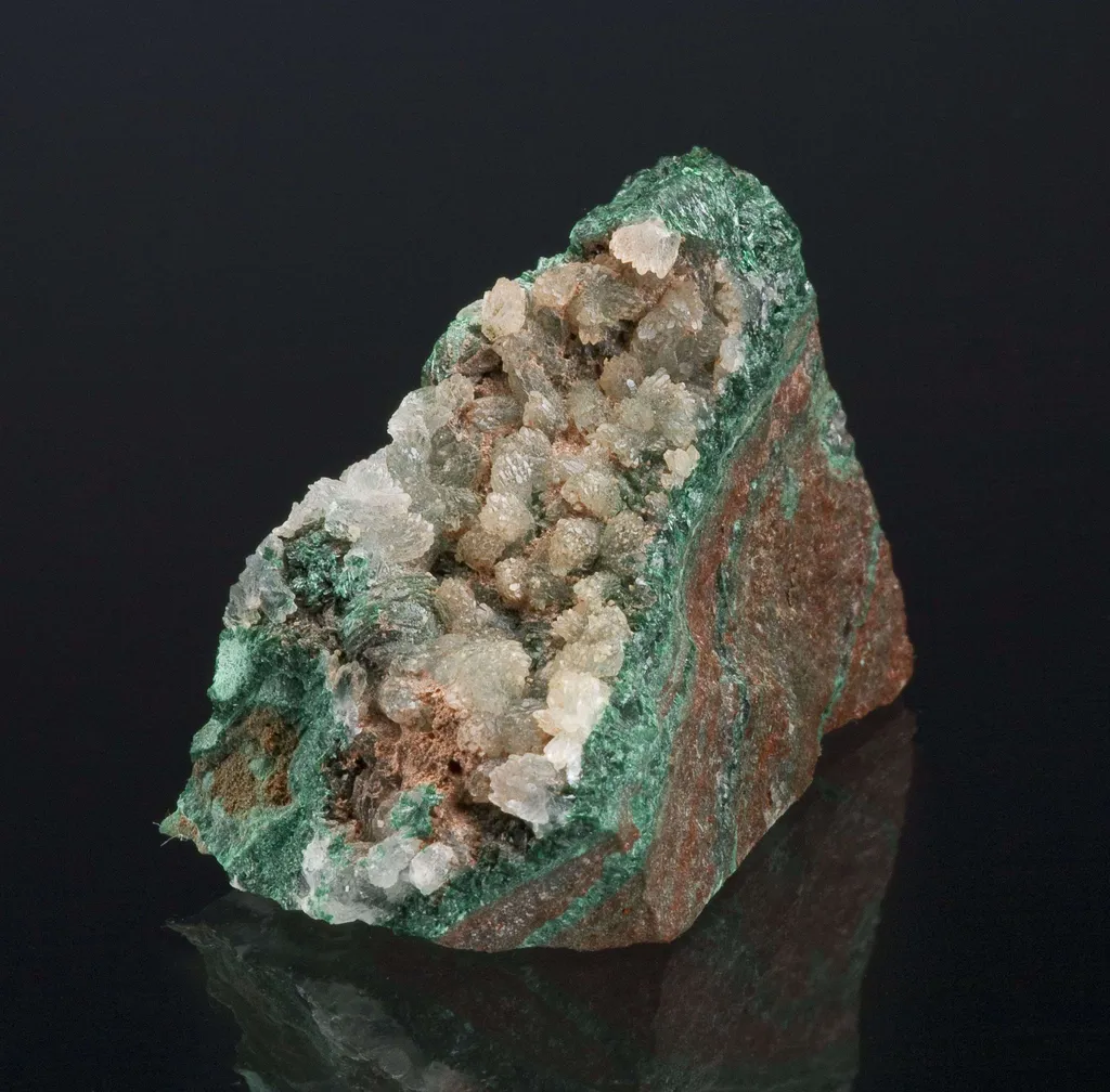 Iodargyrite With Malachite - image 2
