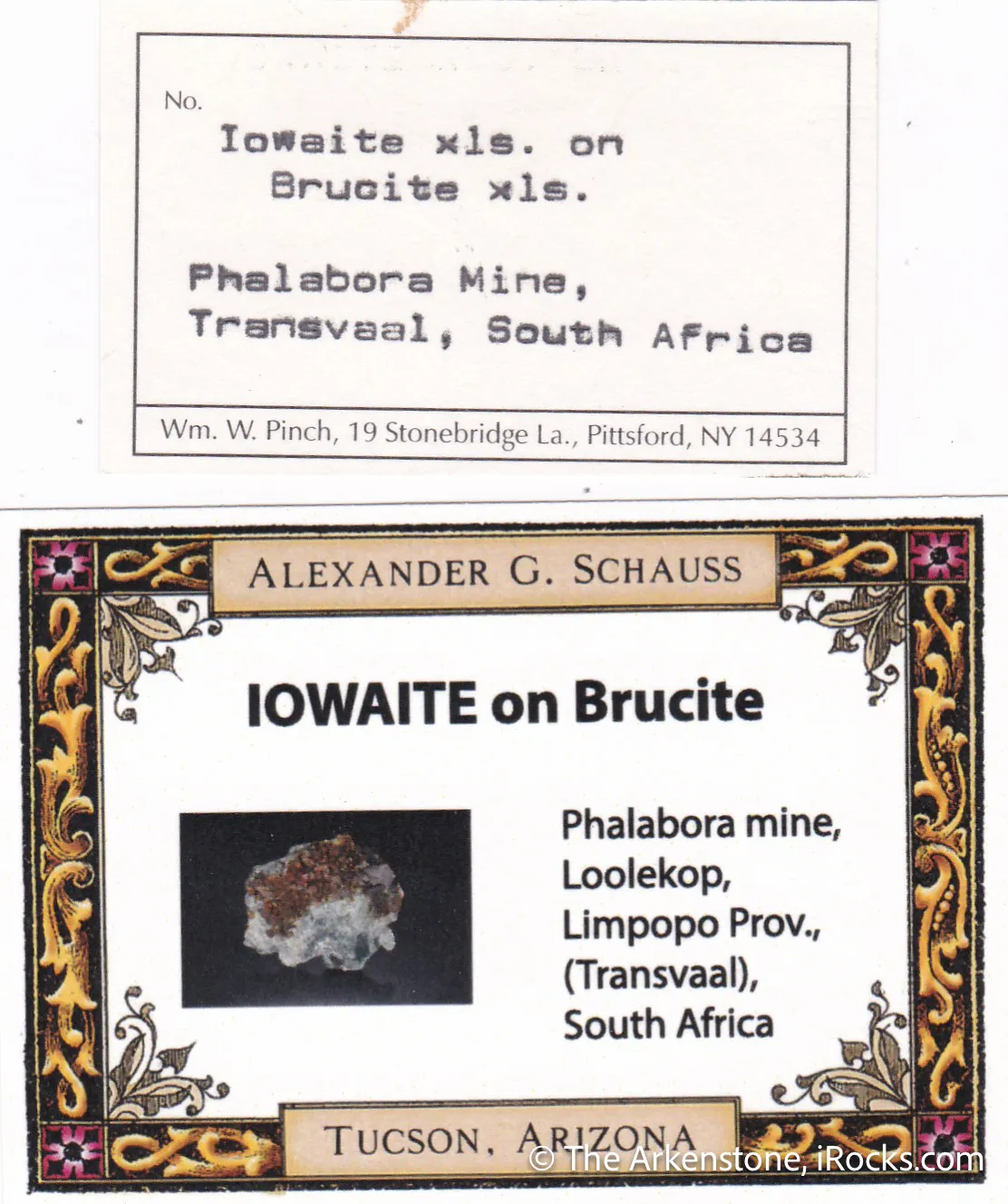 Iowaite on Brucite - image 4