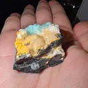 Iran, Kushk Mine — Phosphophyllite, Wavellite & Gypsum | 44.4 g - image 2