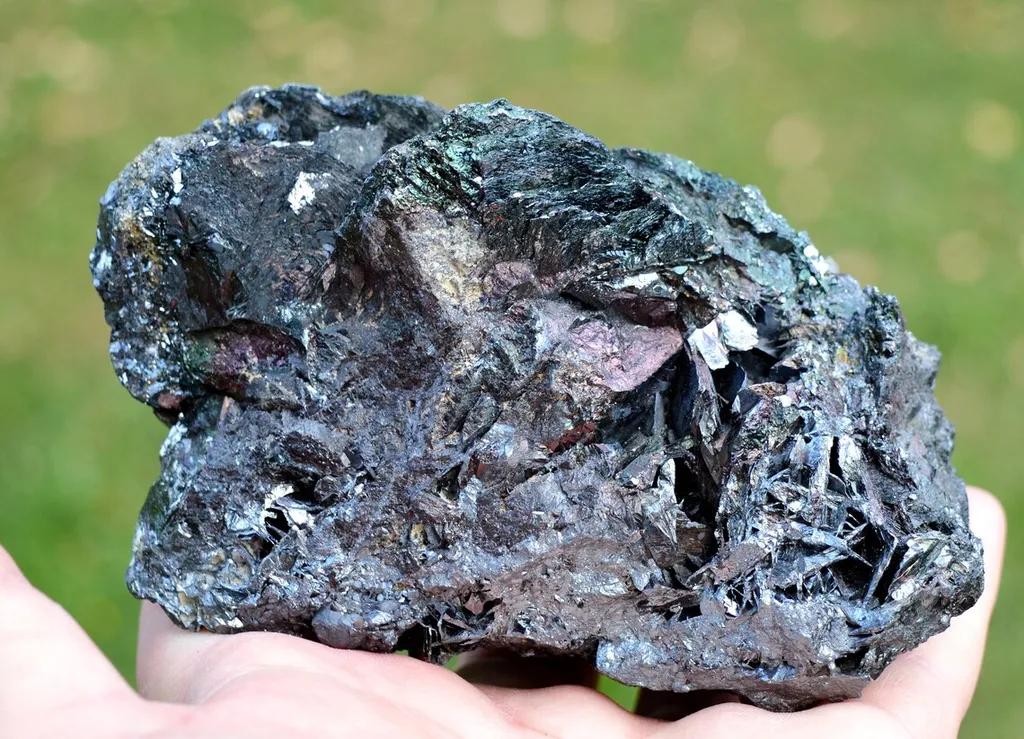 Iridescent Hematite 1444 grams - Elba Island, Livorno Province, Tuscany, Italy image