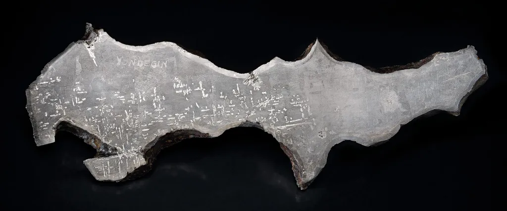 Iron meteorite image