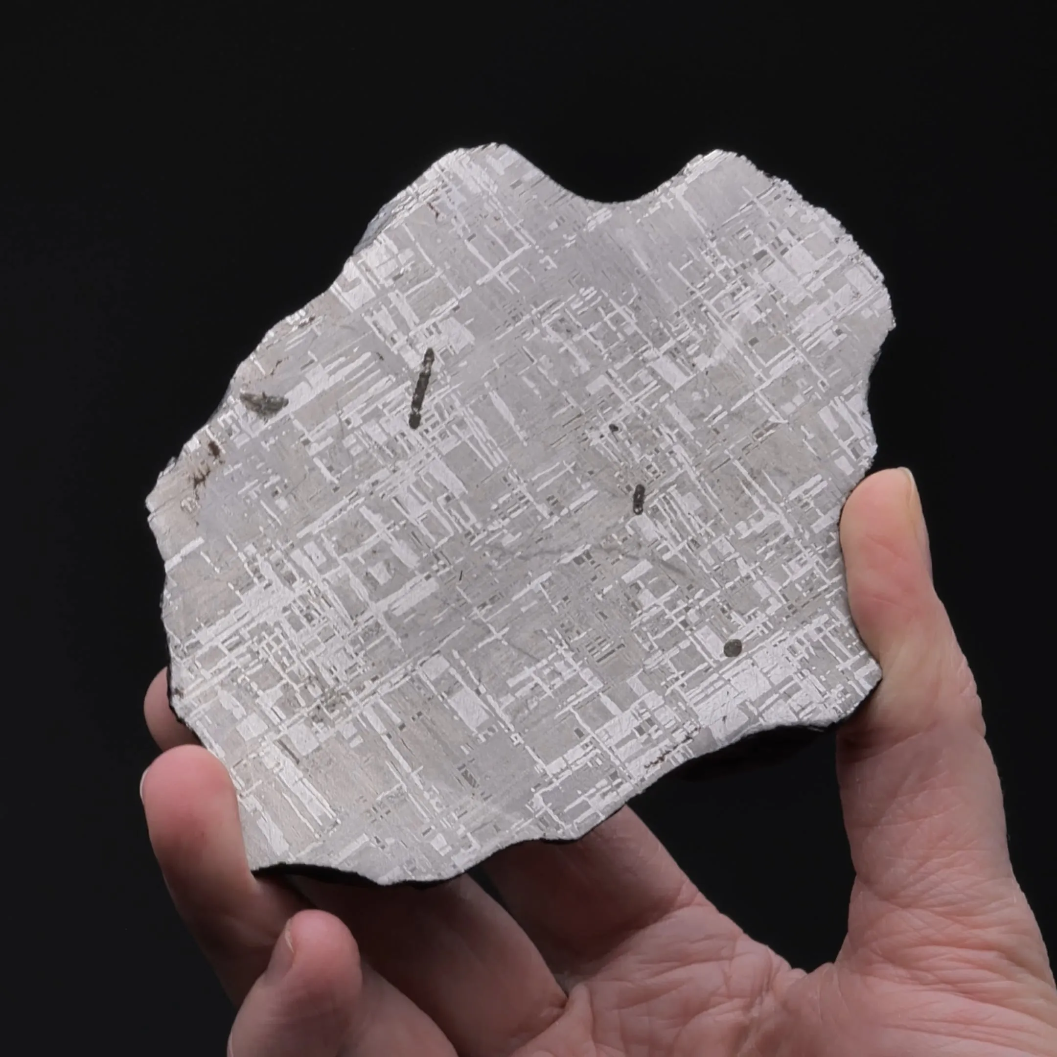 Iron METEORITE - polished Octahedrite Ni-Fe Meteorite - image 2