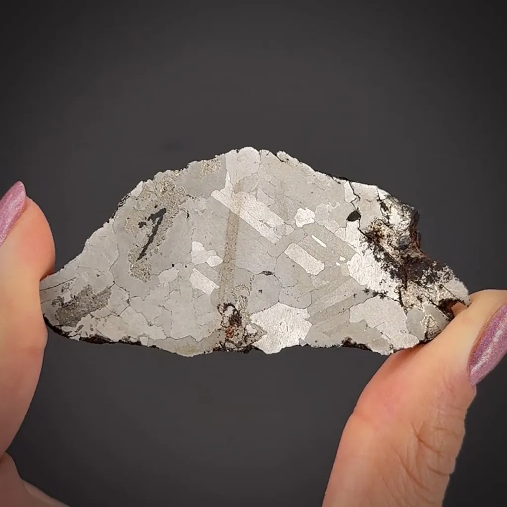 Iron var. meteoric with Silicate inclusions image