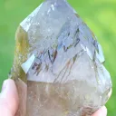 Jacaré Elestial Smoky Quartz - 690 grams - Minas Gerais, Brazil - image 3