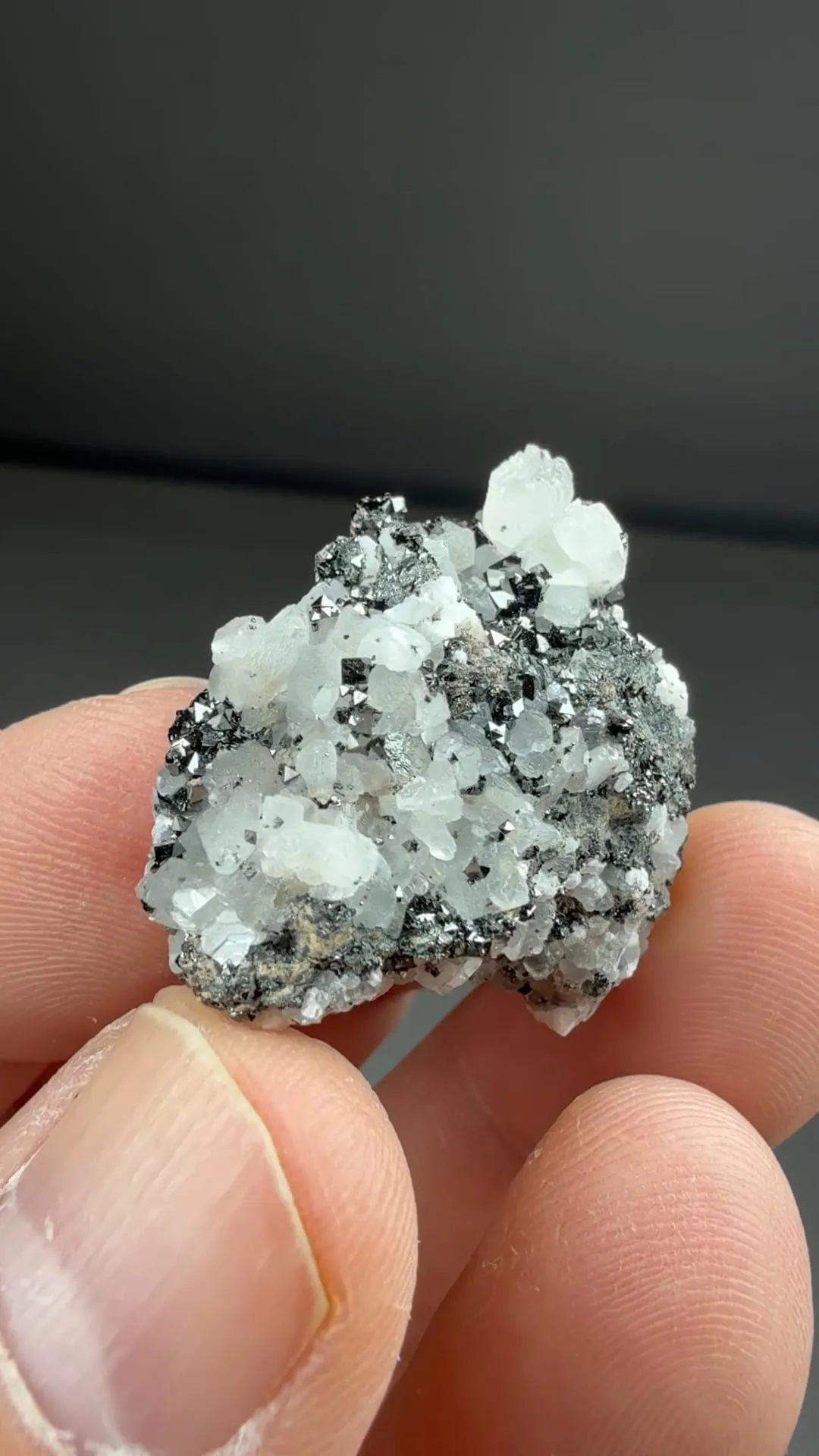 Jacobsite with Calcite - image 2