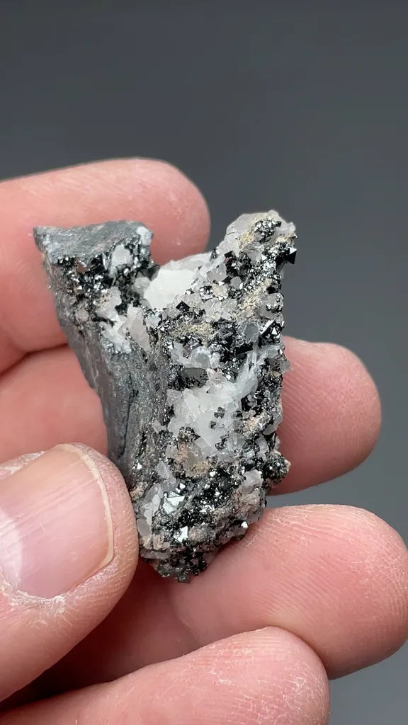 Jacobsite with Calcite - image 2