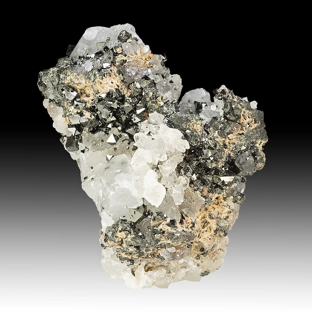Jacobsite with Calcite image