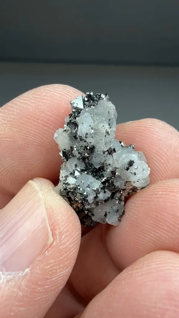 Jacobsite with Calcite - image 2