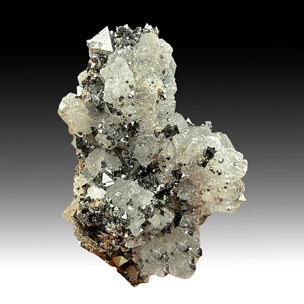 Jacobsite with Calcite image