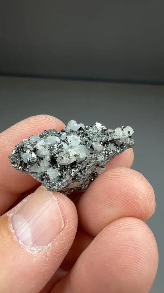 Jacobsite with Calcite - image 2