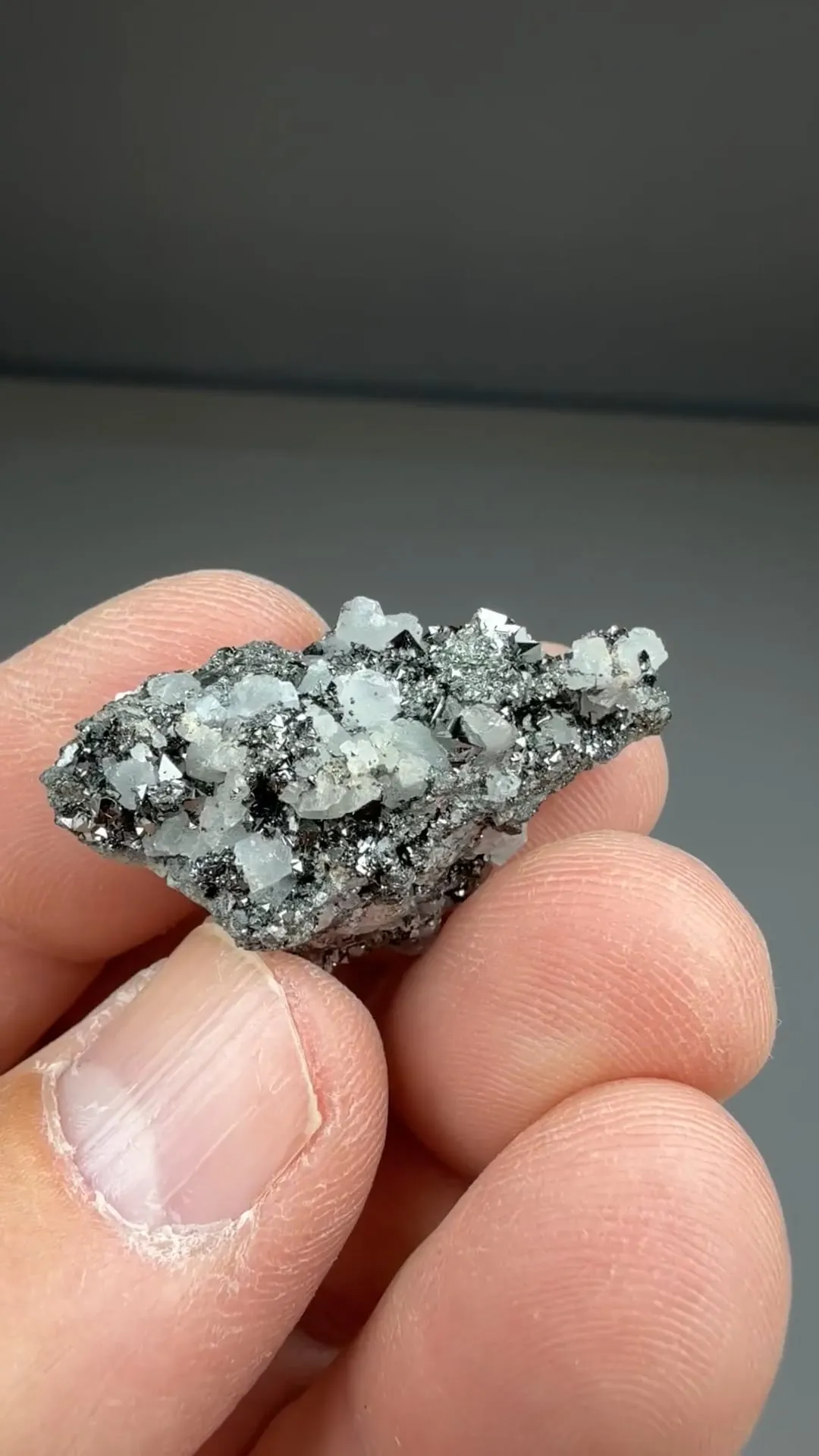 Jacobsite with Calcite - image 2