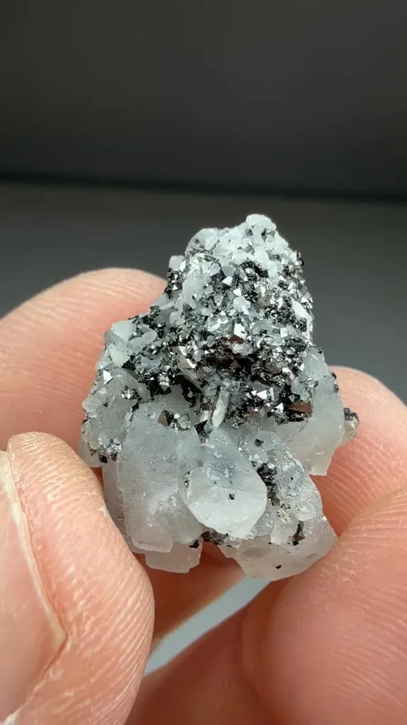 Jacobsite with Calcite - image 2