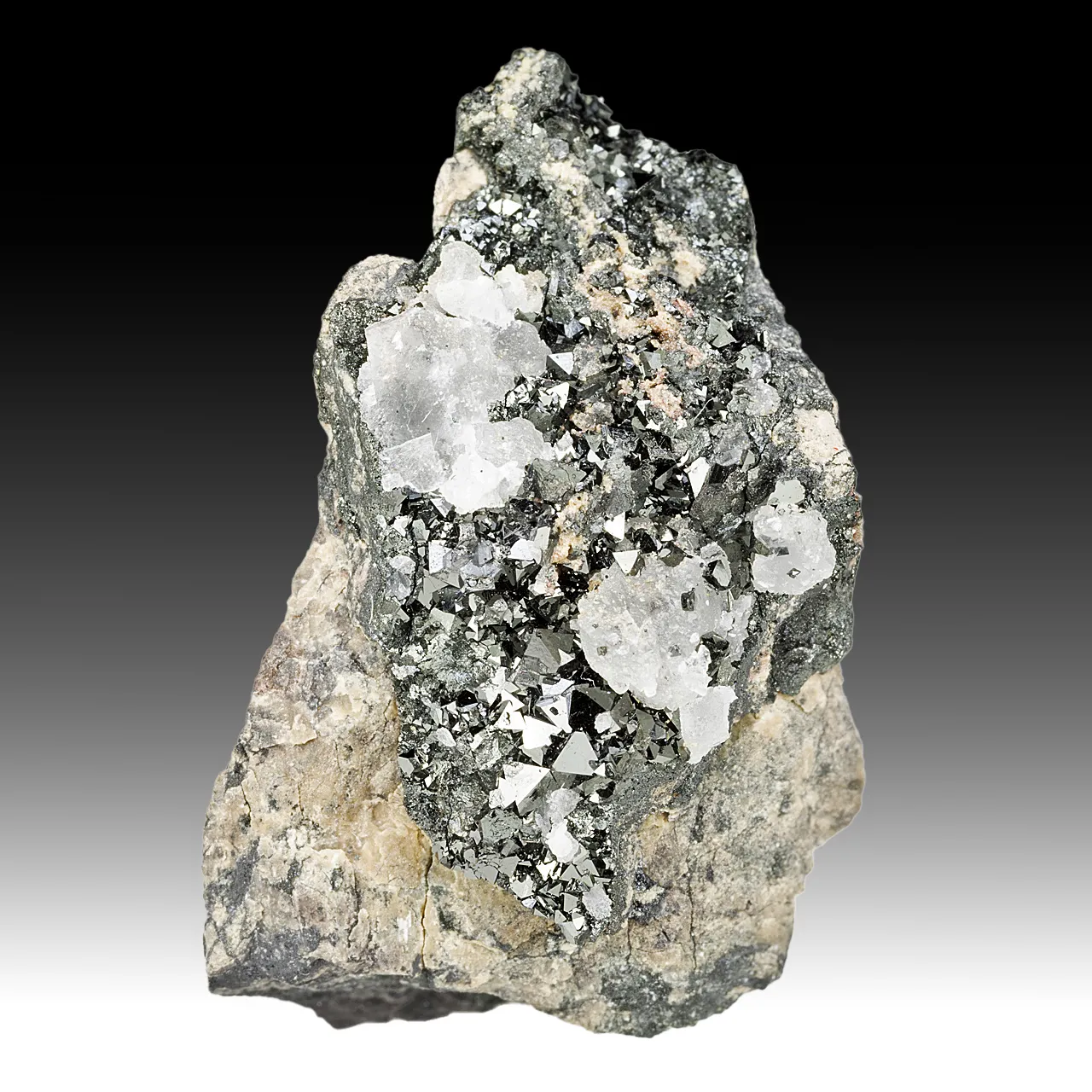 Jacobsite with Calcite - image 1