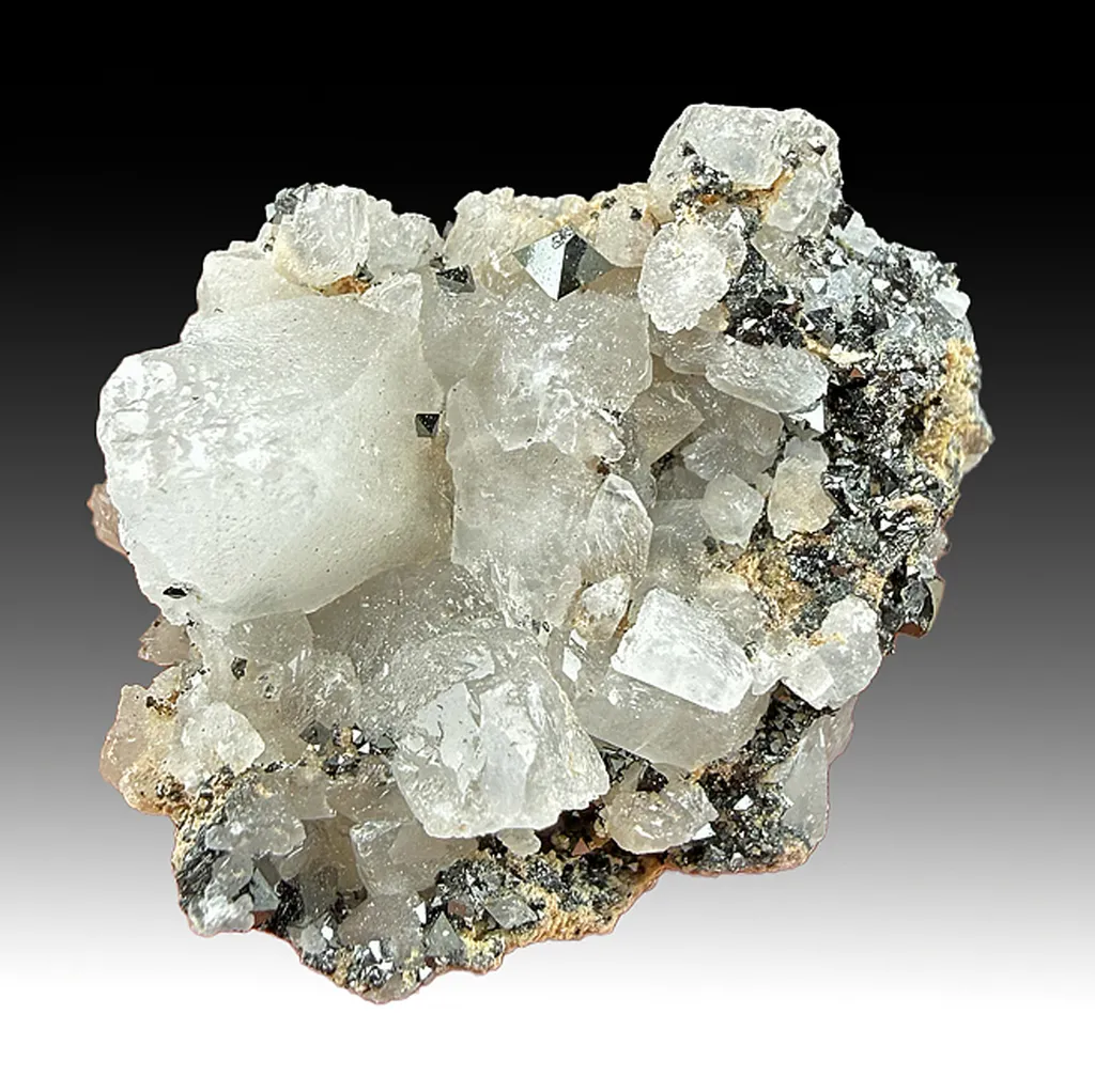 Jacobsite with Calcite image