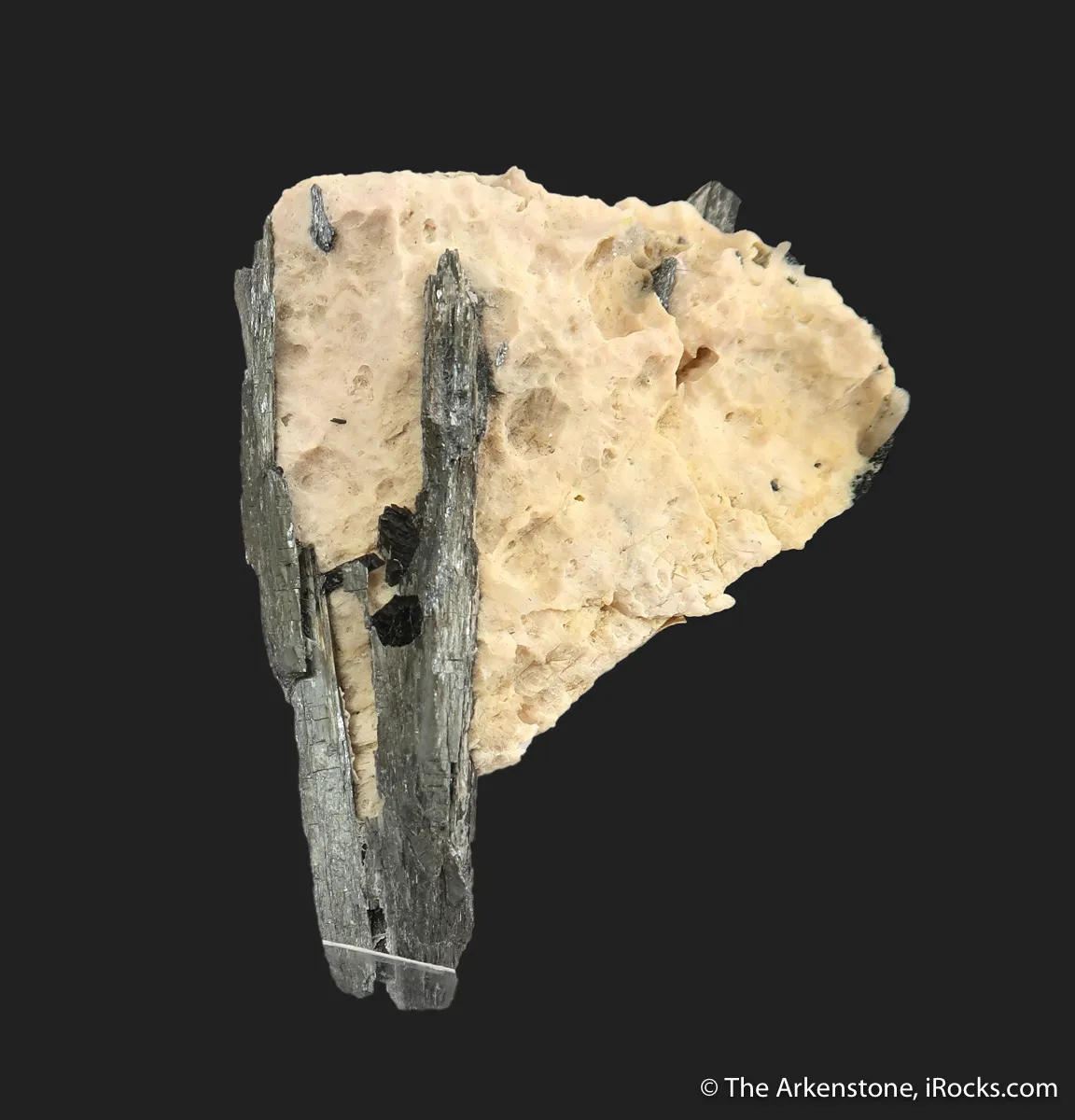 Jamesonite in Calcite - image 1