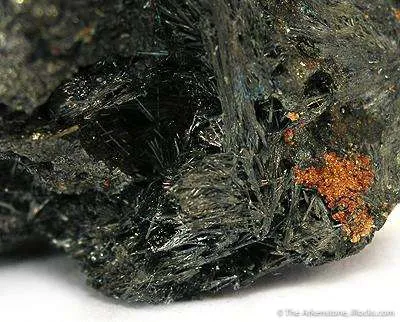 Jamesonite With Pyrargyrite on Tetrahedrite - image 3