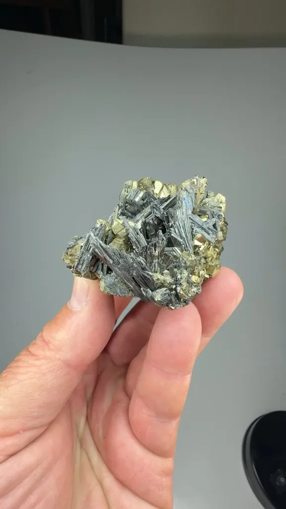 Jamesonite with Pyrite - image 2
