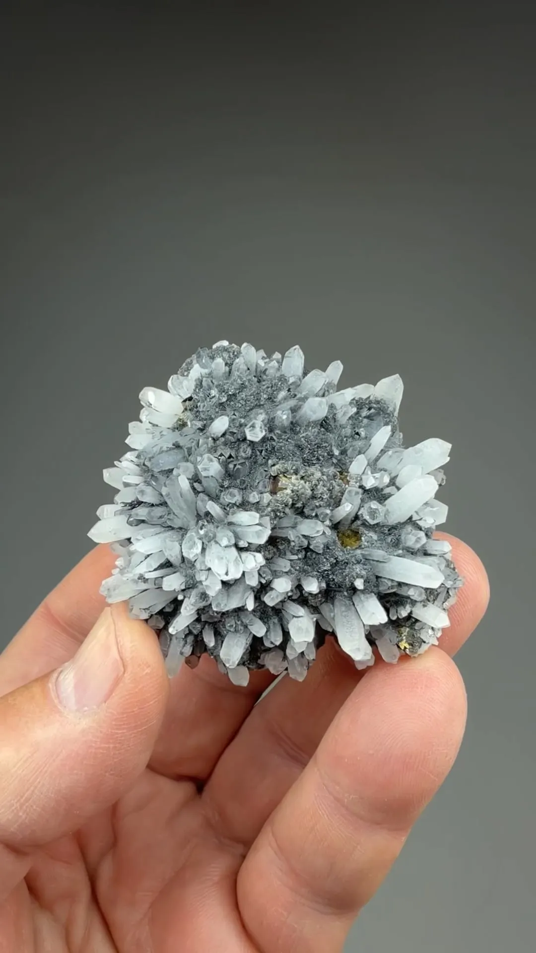 Jamesonite with Quartz, Arsenopyrite - image 2