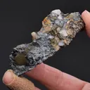 Jamesonite with Siderite and Quartz - image 2