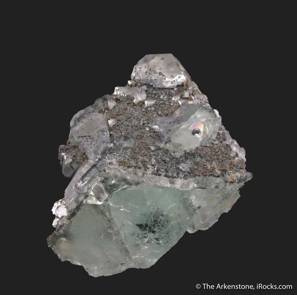 Jeanbandyite and Chalcocite on Fluorite - image 6