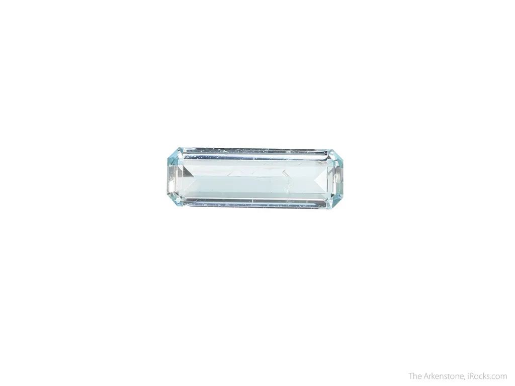 Jeremejevite (rough and cut set) - image 2