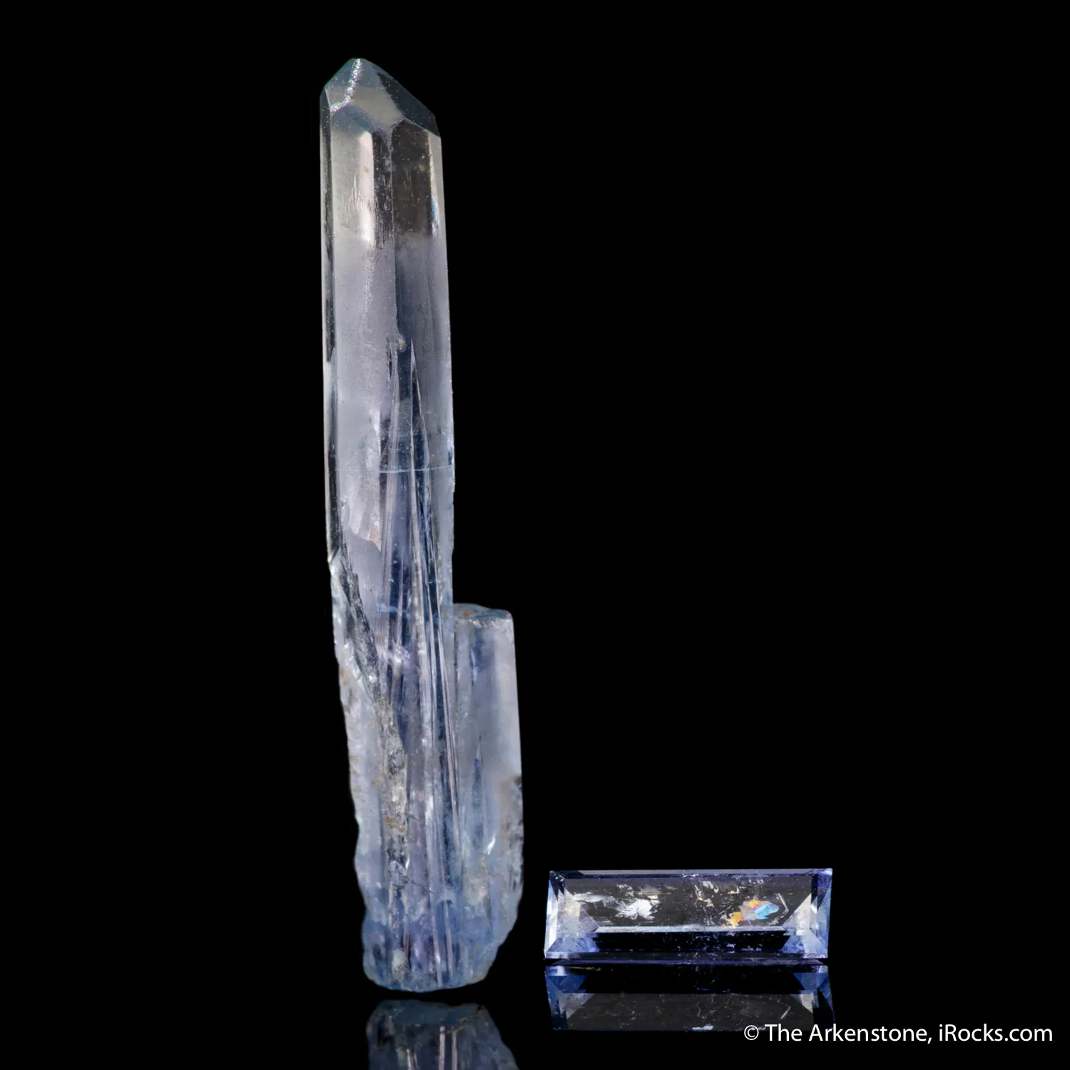 Jeremejevite (Rough & Cut) - image 1