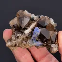 Jeremejevite with Smoky Quartz - image 1