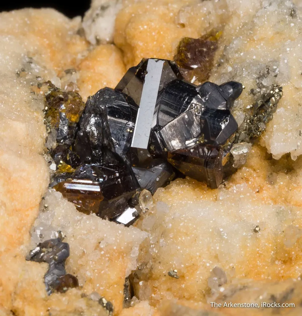 Jordanite and Sphalerite image