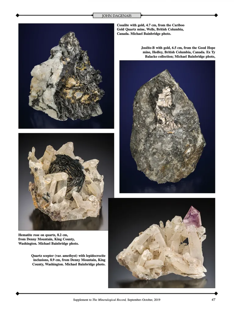 Joséite-B with Native Gold in Bismuth - image 6