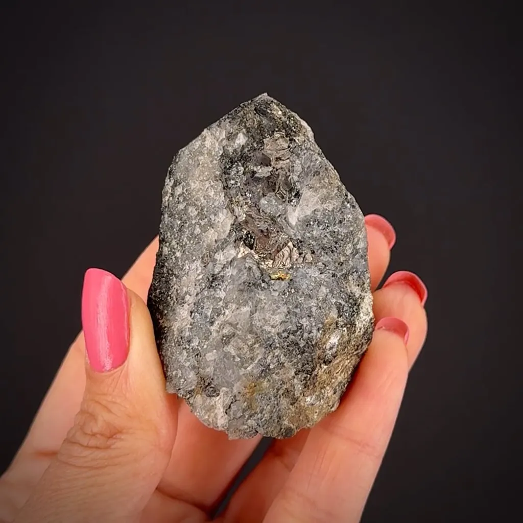 Joséite-B with Native Gold in Bismuth - image 2
