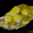 Jouravskite on Xonotlite with Bultfonteinite - image 5