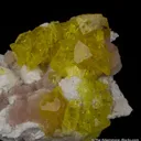 Jouravskite on Xonotlite with Bultfonteinite - image 1