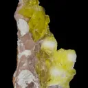 Jouravskite on Xonotlite with Bultfonteinite - image 4