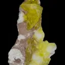 Jouravskite on Xonotlite with Bultfonteinite - image 6